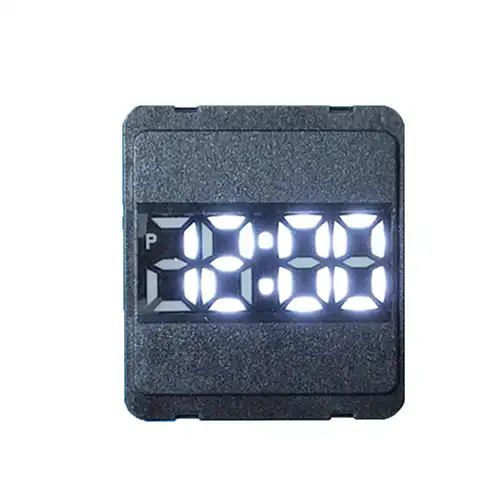 Movimento de relógio eletrônico com teclado LED azul